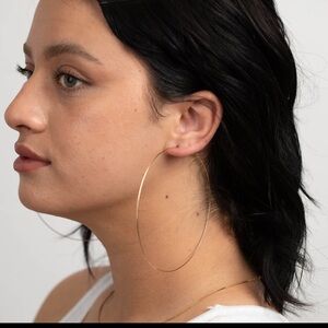 Oversized 4inch hoops